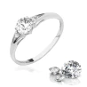 Gold Ring Zirconie Nur ein Smaragd | ergold