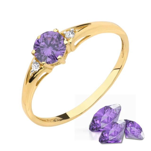 copy of Gold Ring Zirkonie nur ein Smaragd