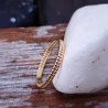 Gold Ring Zirconie Nur ein Smaragd | ergold