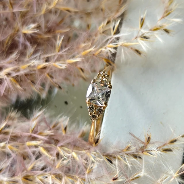 copy of Goldring mit Zirkonia SQUARE