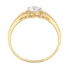 Gold Ring Zirconie Nur ein Smaragd | ergold