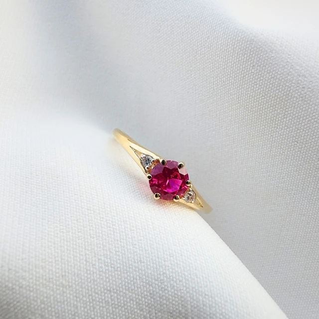 copy of Gold Ring Zirkonie nur ein Smaragd