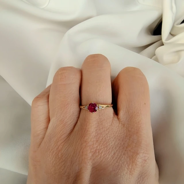 copy of Gold Ring Zirkonie nur ein Smaragd