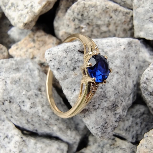 copy of Gold Ring Zirkonie nur ein Smaragd