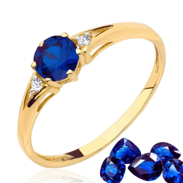 copy of Gold Ring Zirkonie nur ein Smaragd