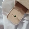 Gold Ring Zirconie Nur ein Smaragd | ergold