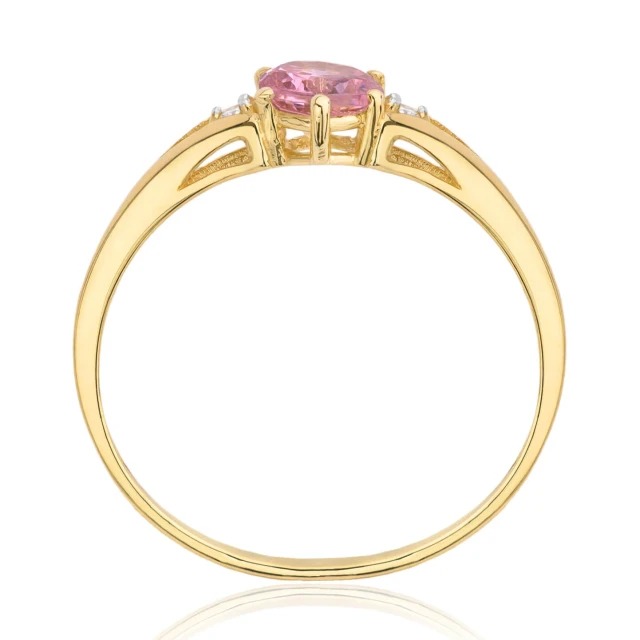 copy of Gold Ring Zirkonie nur ein Smaragd