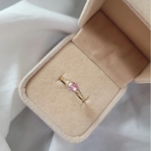 copy of Gold Ring Zirkonie nur ein Smaragd