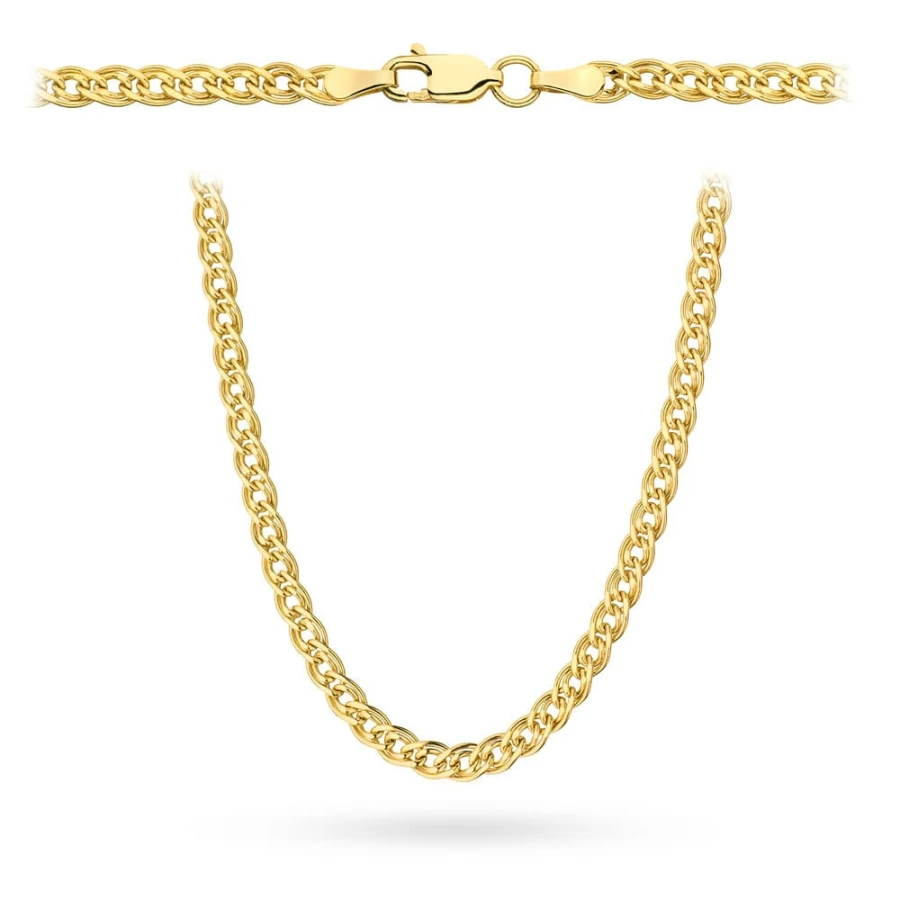 Łańcuszek złoty pr. 585 - splot Mona Lisa 50 cm Łańcuszek złoty pr. 585 - splot Mona Lisa 50 cm