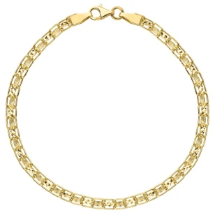 Złota bransoletka próba 585 diamentowana