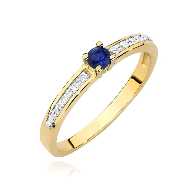 copy of Gold Ring 585 mit Diamant Diamant Diamant 0.10ct