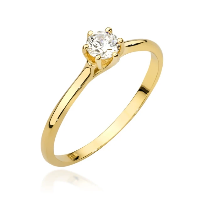 copy of Gold Ring 585 mit Diamant Diamant Diamant 0.10ct