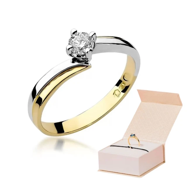 Gold Ring 585 mit Diamant Diamant Diamant 0.30ct