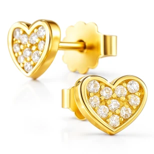 GOLDEN HEART OHRRINGE K3.2344P | ergold