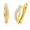 Kolczyki złote cyrkonie 333 K3.2306 | ERgold