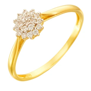 Gold Ring Niedliche Blume Probe 585 P1.280P | ergold