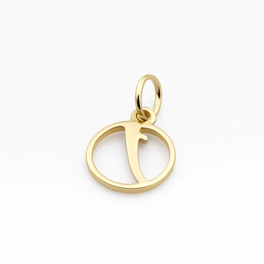 ⭐ Goldener Anhänger Fußanhänger pr. 585 ♥ Ergold