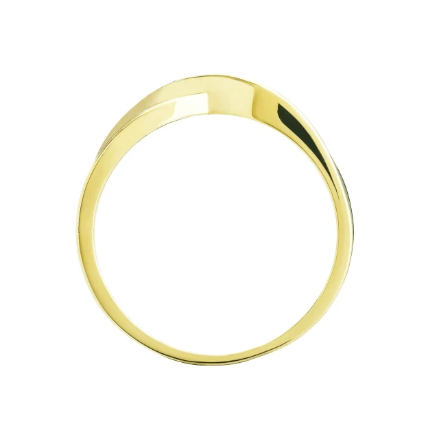 copy of Eingestreuter Goldring mit Strasssteinen