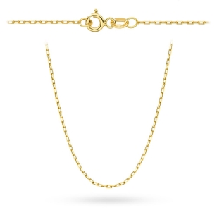 Łańcuszek złoty pr. 585 - splot ankier 60 cm