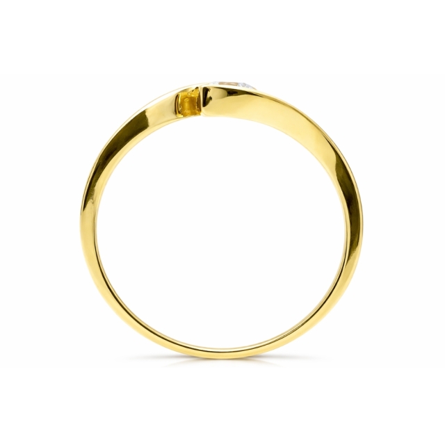 copy of ELEGANTER GOLDRING MIT STRASSSTEIN