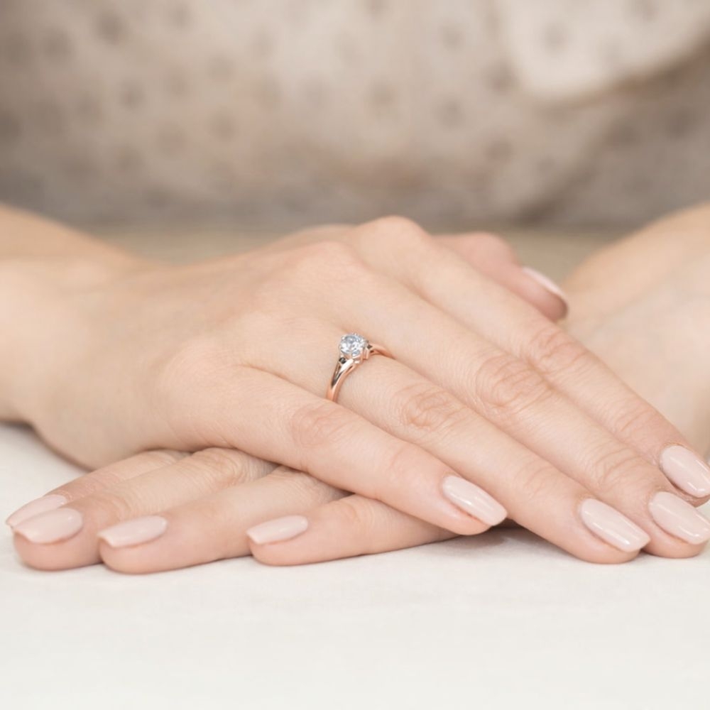 copy of Gold Ring 585 mit Diamant Diamant Diamant 0.30ct