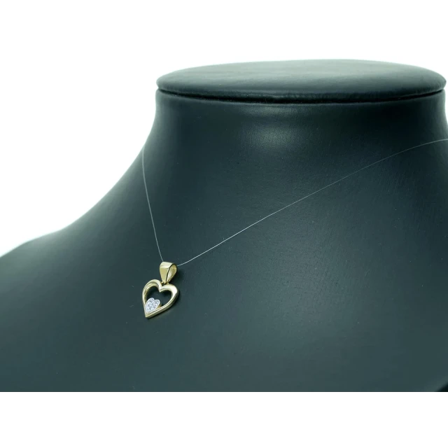 copy of Goldener Anhänger Anhänger Zirconie HEART