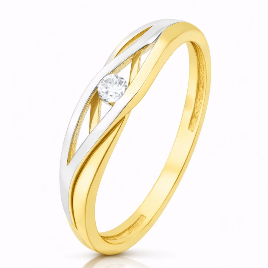 Goldring Zirkonia INTERSPERSED Muster P3.1539 | ergold