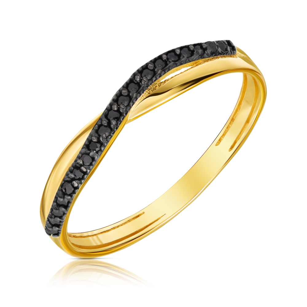 copy of Goldener Ring Herz von Zirkonoxid