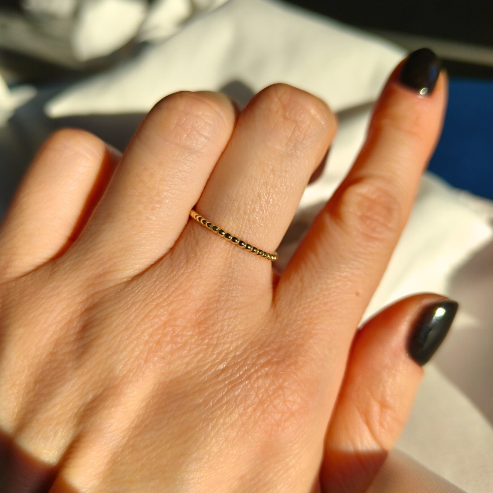 Gold Ring Tee Gelbgold 585