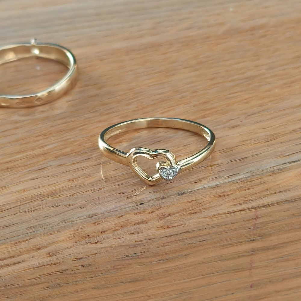 Goldring Doppelherz Versuch 585