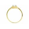 GOLD RING STONES FLOWER large zirkonia P2.1002 | ergold