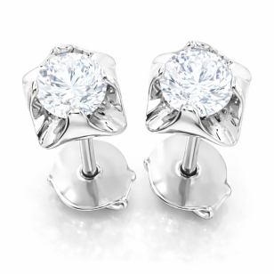 SCHÖNE GOLDENE OHRRINGE MIT GROßEM ZIRKONIA K1.753D | ergold