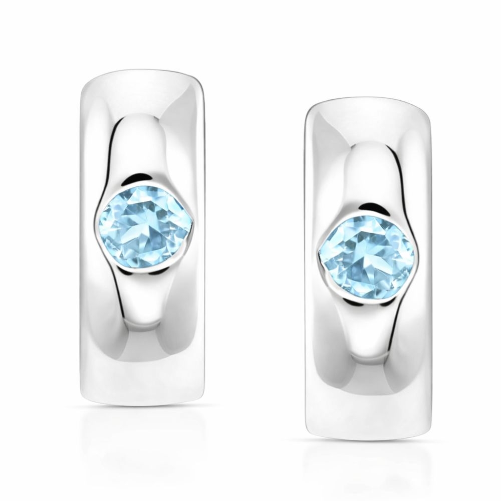 copy of GOLDENE OHRRINGE RÄDER grün Zirkonia