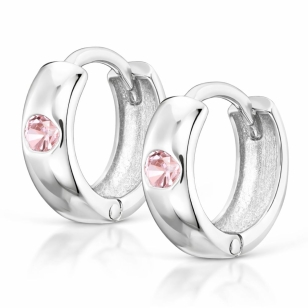 GOLD OHRRINGE RÄDER grün Zirkonia K1.338z | ergold