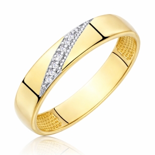 Gold Ring Stones INTERWOVEN PATTERN P3.1541 | ergold