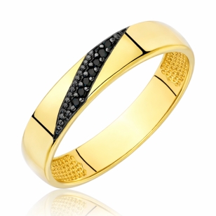 Gold Ring Stones INTERWOVEN PATTERN P3.1541 | ergold