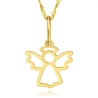 Pozłacana zawieszka 14k uroczy ANIOŁEK  | ERgold