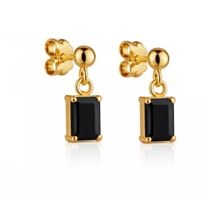 Vergoldete silberne Kos Ohrringe klein| ergold