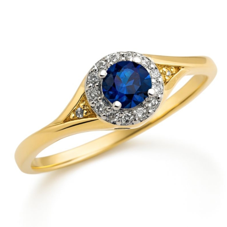 Verlobungsring Gold Saphirstein P3.1556n | ergold