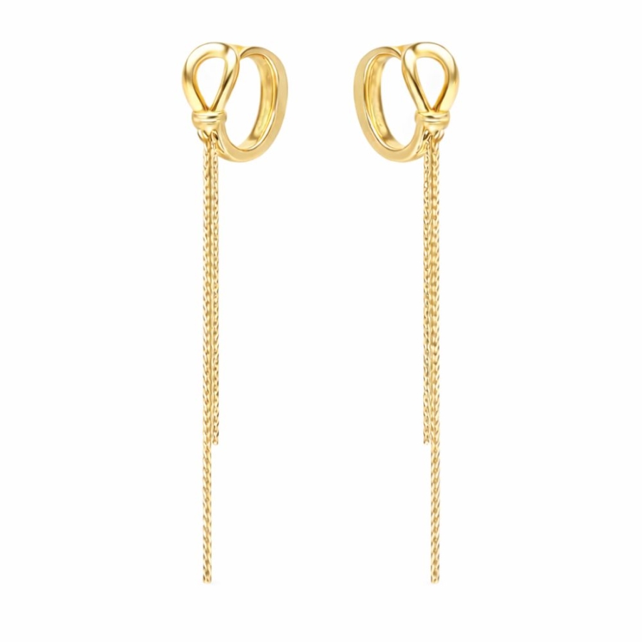 Pozłacane srebrne kolczyki  ŁAPACZ SNÓW| ERgold