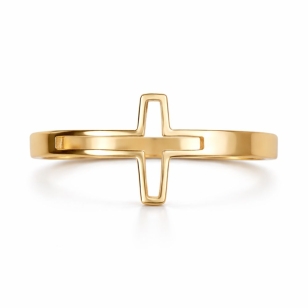Gold Ring Zirconie Nur ein Smaragd | ergold