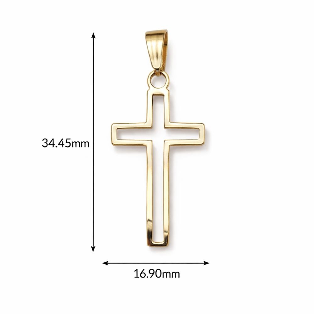 SCHÖNES GOLDENES KREUZ Taufkommunion