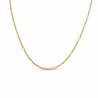 Srebrny łańcuszek złocony 14k splot Ankier 45cm