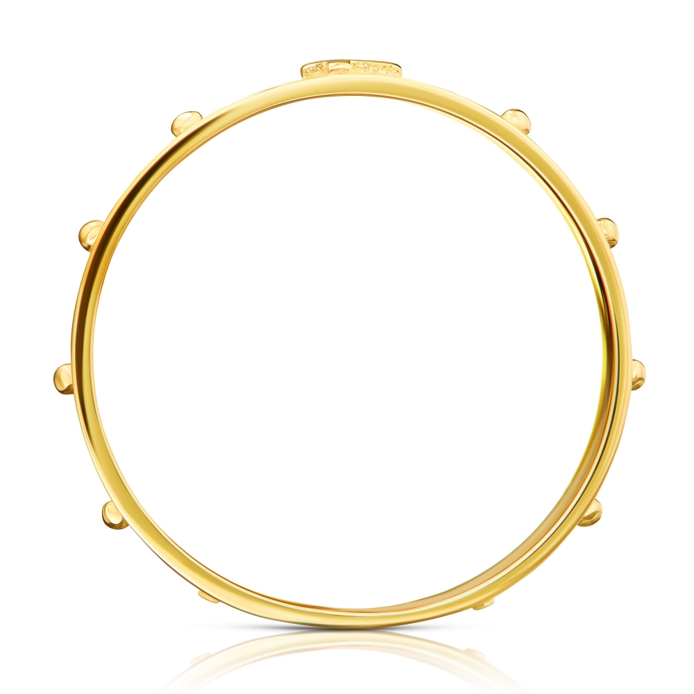 ELEGANTER GOLDENER ÖSENRING