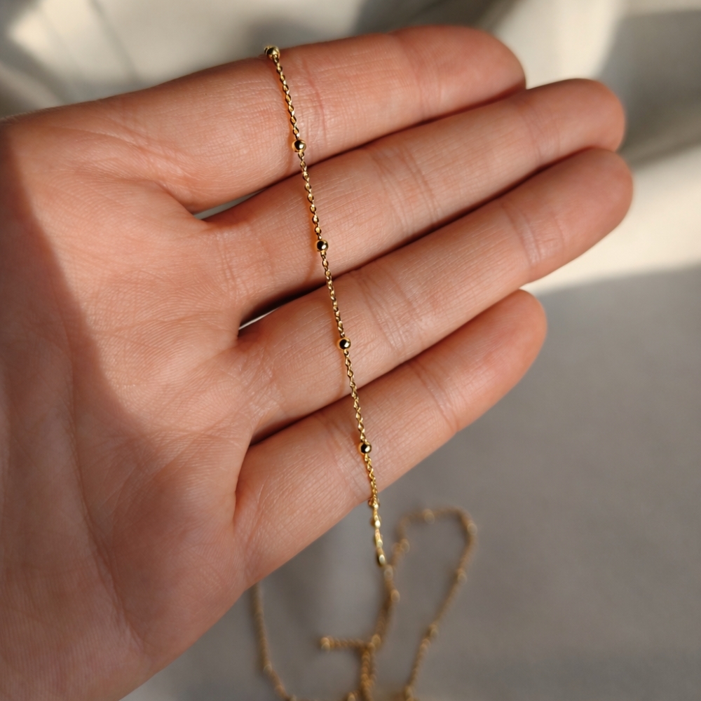 Srebrny pozłacany 14k naszyjnik SERCE dmuchane