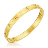 ELEGANTER GOLDENER ÖSENRING