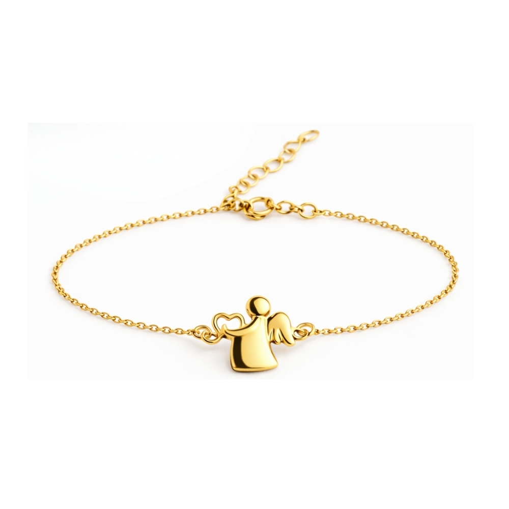 copy of Vergoldetes Armband schwarze Schnur INFINITY