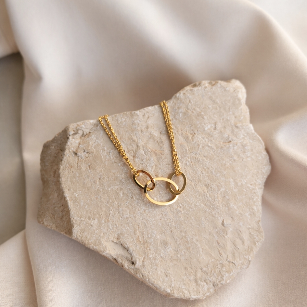 copy of Vergoldetes Armband schwarze Schnur INFINITY