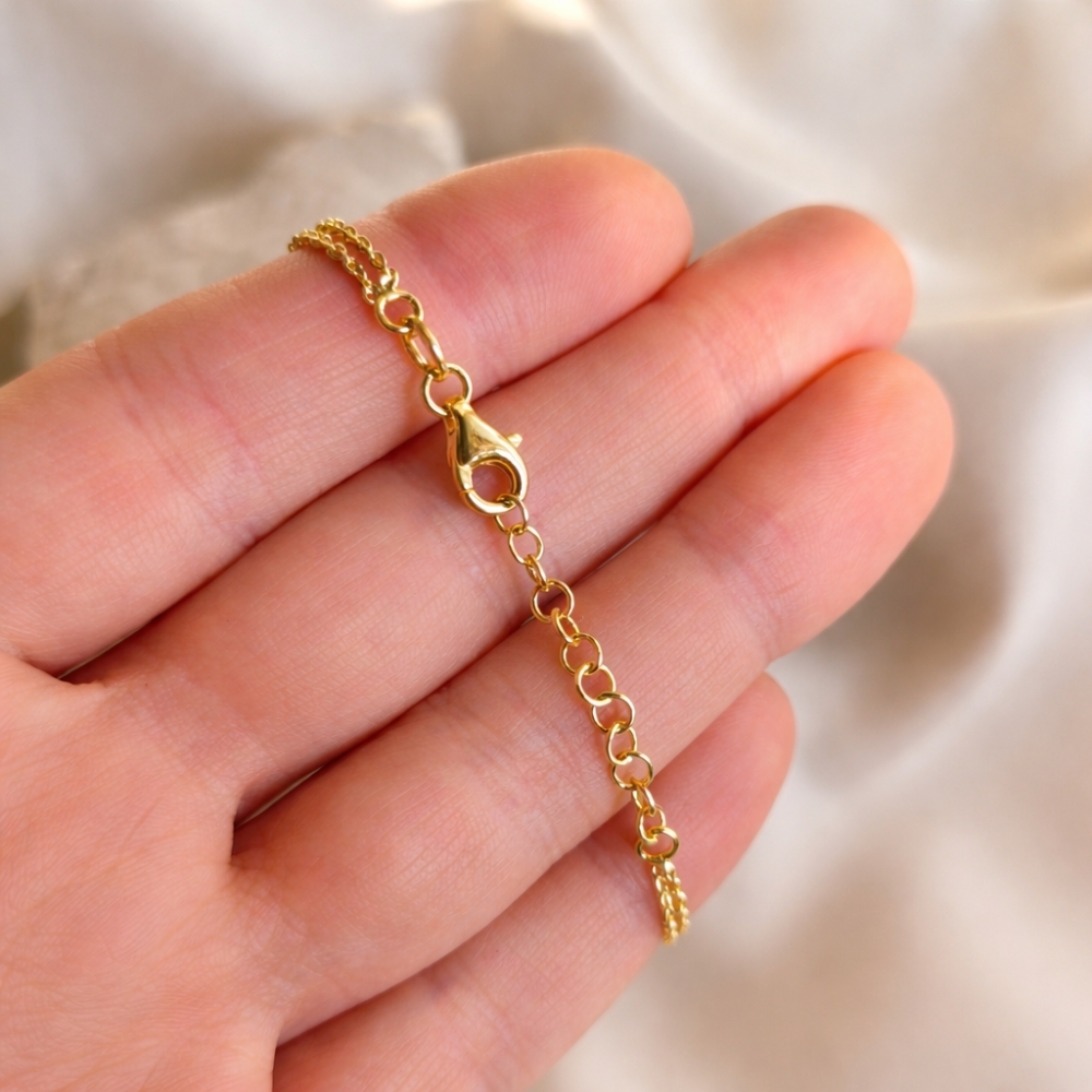 copy of Vergoldetes Armband schwarze Schnur INFINITY