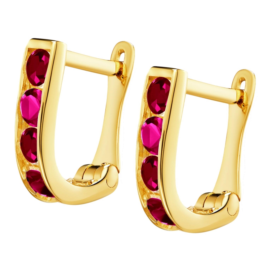 Goldene Ohrringe Kleine Blumen K3.2375 | ergold